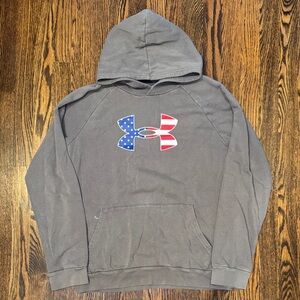 Boys XL Under Armour Hoodie with Patriotic Logo